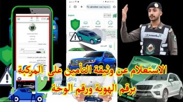 بهذه الطريقة "... استعلم دلوقتي عن وثيقة التأمين للمركبة