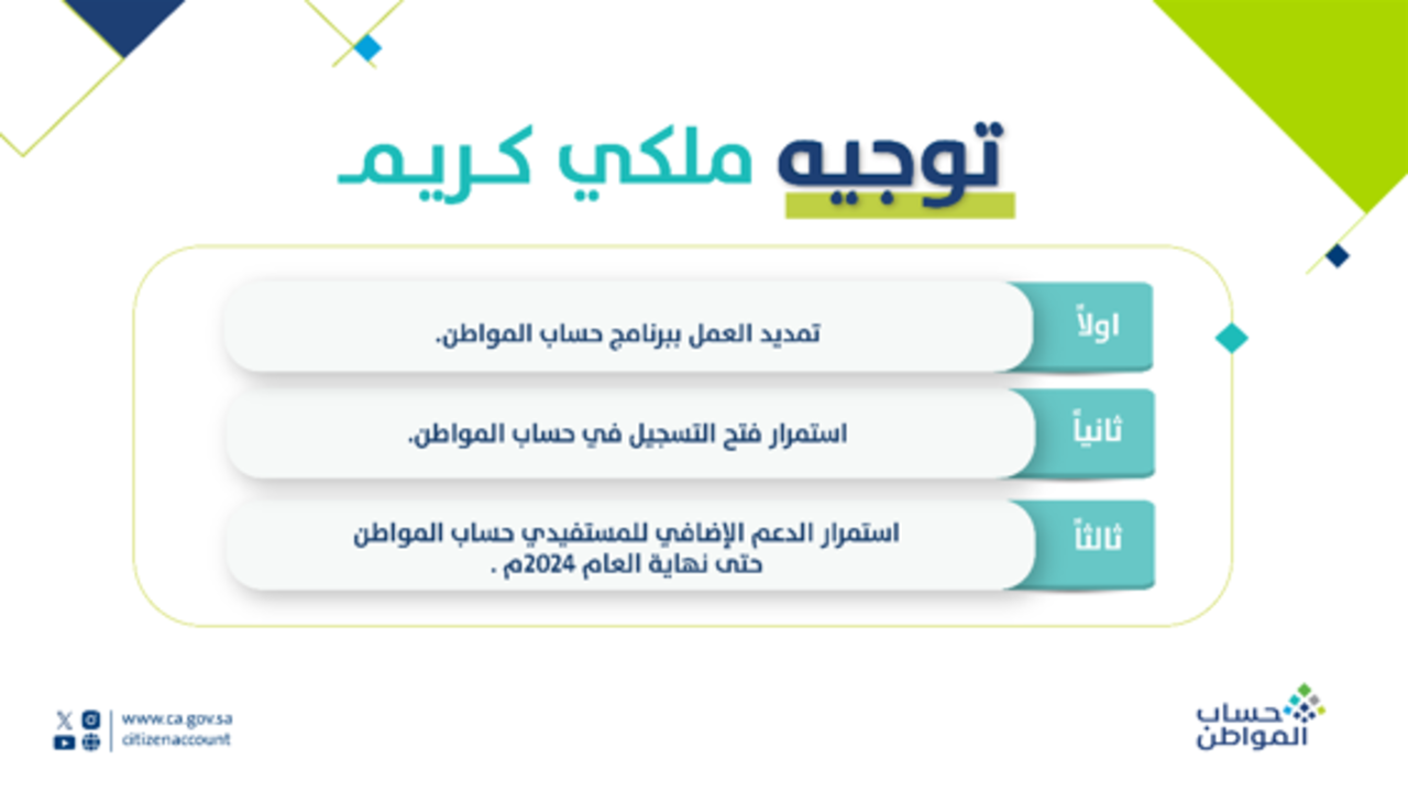 التسجيل في حساب المواطن 2024