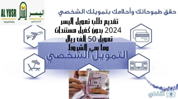 تقديم طلب تمويل اليسر 2024