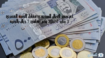 كم سعر الريال السعودي مقابل الجنيه