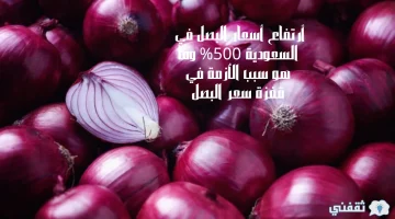 أرتفاع أسعار البصل في السعودية