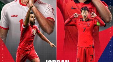 موعد مباراة الأردن ضد كوريا الجنوبية نصف نهائي كأس آسيا والقنوات الناقلة والمعلقين