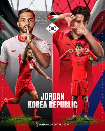 نتيجة مباراة الأردن ضد كوريا الجنوبية اليوم نصف نهائي كأس آسيا