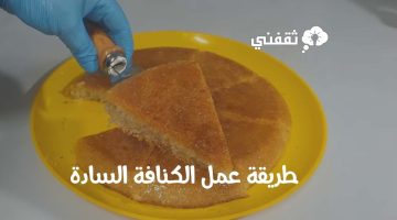 طريقة عمل الكنافة السادة الناجحة