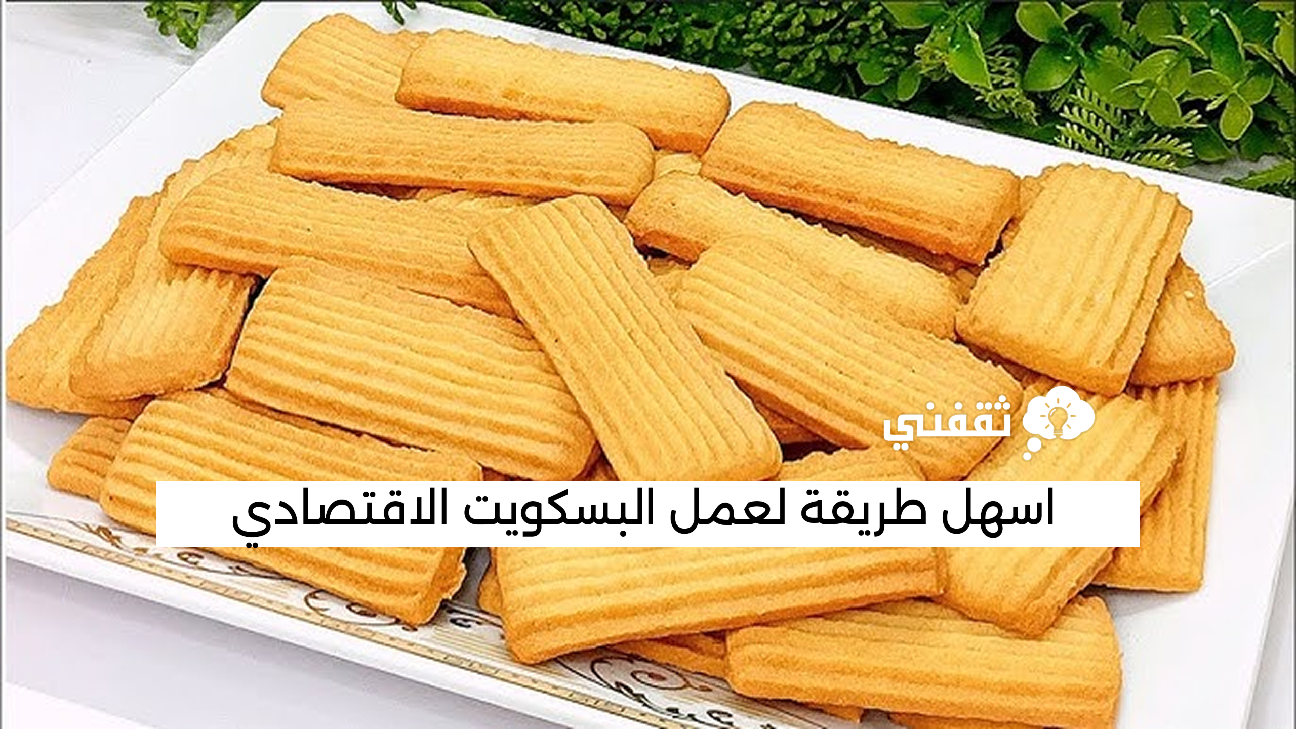 طريقة عمل بسكويت اقتصادي اللذيذة - وصفة سهلة بالخطوات